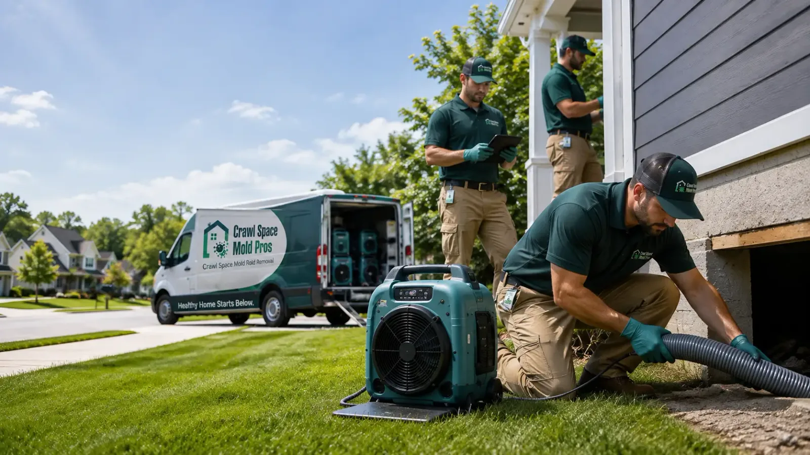 Crawl Space Mold Removal in Jefferson, AR